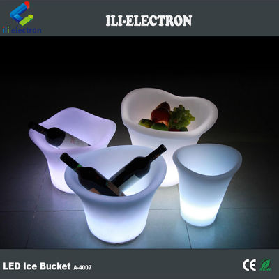 Rechargeable plastic led ice buckets waterproof wireless portable outdoor for Party