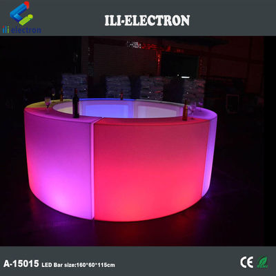 Illuminated Portable led bar counter Lightweight movable Durable waterproof for events