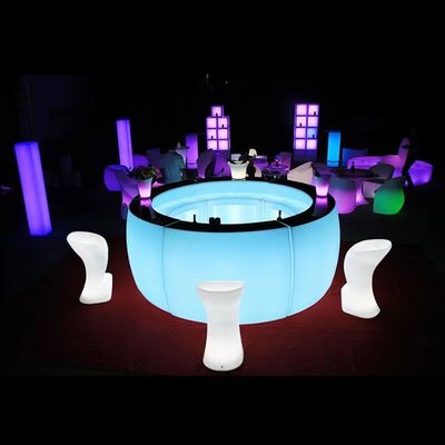 Illuminated Portable led bar counter Lightweight movable Durable waterproof for events