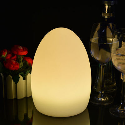 Bedroom LED Egg Table Lamp USB Rechargeable With Lithium Battery