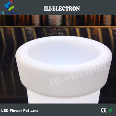 illuminated highboy led artificial flower pot with 16 colors changing with remote control