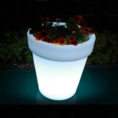 Color Changing Rechargeable Led Vase Planter Touch Control