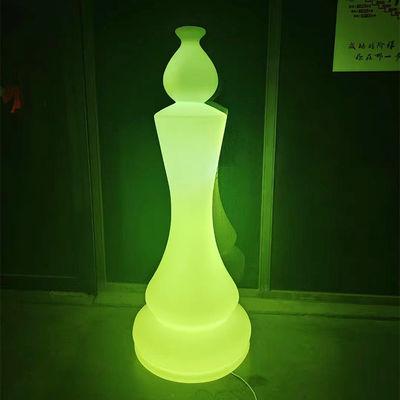 Rechargeable Plastic Led Chess Shaped Garden Lights AC 85-265V