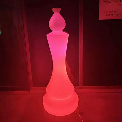 Rechargeable Plastic Led Chess Shaped Garden Lights AC 85-265V