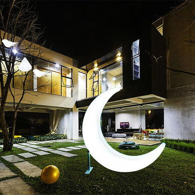 LED Moon Shaped Swing Garden Decorative Lights 16 Colors Changing