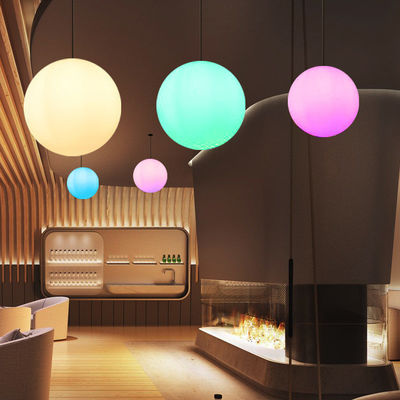 PE plastic glowing drop ball light