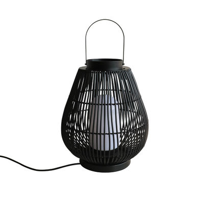 IP44 Waterproof Rattan Garden Lanterns For Outdoor Landscape Floor