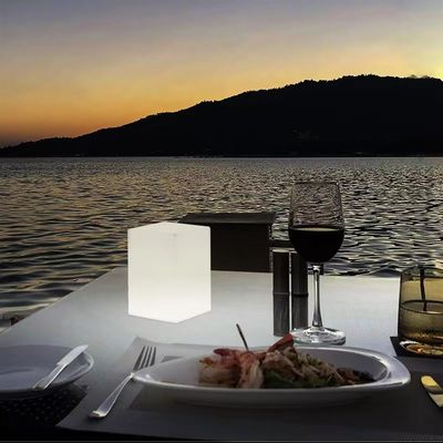 6 Inch LED Cube Night Light Colorful USB Charging Water Resistant