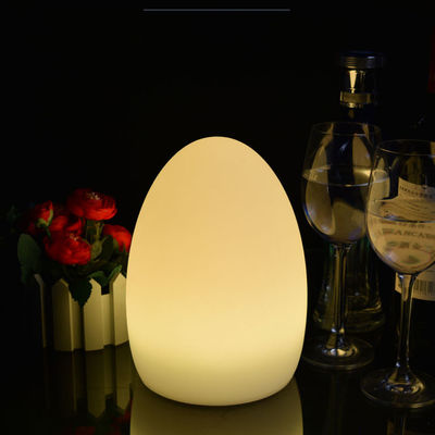 Cordless Egg Shaped LED Lights , Egg Mood Lamp For Outdoor Night Club