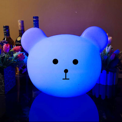 Factory Hot Sale bear Shape Colorful led Nightlights