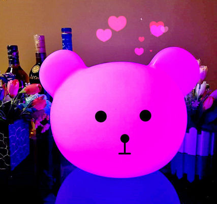 Factory Hot Sale bear Shape Colorful led Nightlights