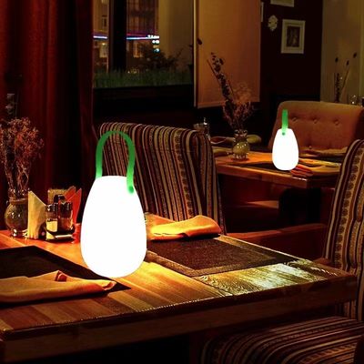 2700K CCT Plastic LED Portable Lamp Rechargeable For Restaurant