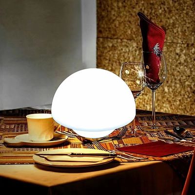 Mushroom Design Glow Table Lamp Rechargeable 4100K Neutral White