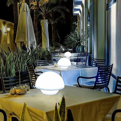 Mushroom Design Glow Table Lamp Rechargeable 4100K Neutral White