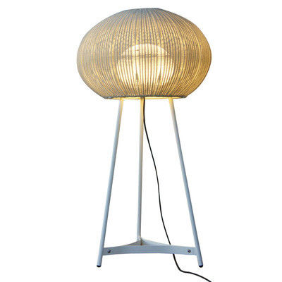 Modern Outdoor Rattan Floor Lamp IP44 Waterproof For Hotel Decoration