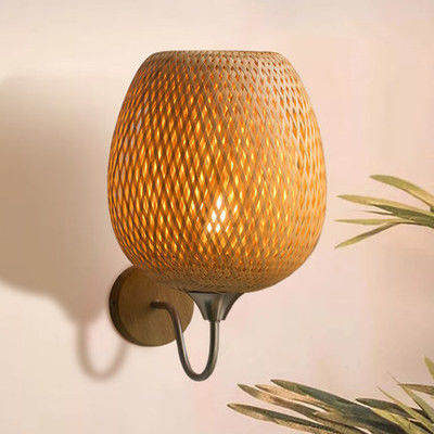 Creative Art Design rattan wall light shade for Aisle Corridor