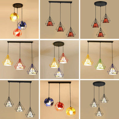 Creative American country chandelier retro industrial style iron chandelier