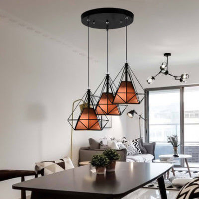 Creative American country chandelier retro industrial style iron chandelier