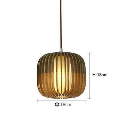 Nodic Rattan Pendant Light Chandelier Switch Control For Home Decoration