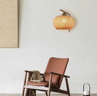 luxurious Bamboo woven wall lamp - Bamboo corridor lamp - Hanging Bamboo rattan lamp