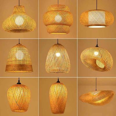handmade pendant lamp - Bamboo lantern - Hanging bamboo decorative lamp