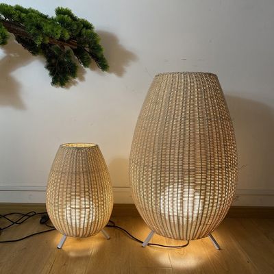 outdoor decorative modern design  Rattan led floor lamps