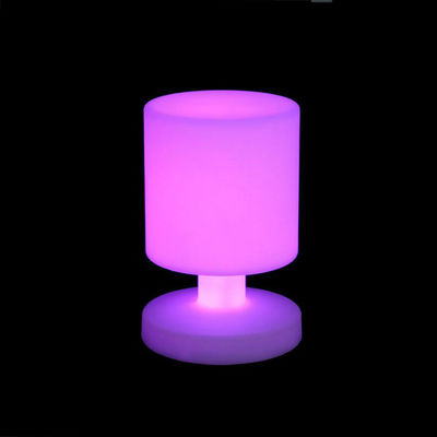 Rechargeable cordless color changeable fat boy led table lamp