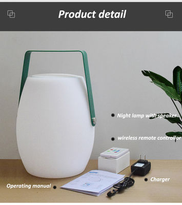 Customized Portable LED Lamp 4100K Colorful Rechargeable For Camping