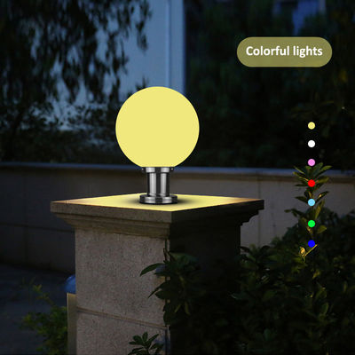 20cm / 25cm / 30cm / 35cm / 40cm columnar metal base plastic solar sphere