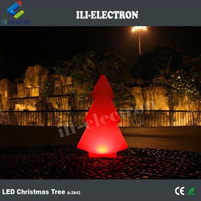 Plastic LED Outdoor Glow Lights Tree Shape For Christmas Decor