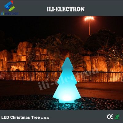Plastic LED Outdoor Glow Lights Tree Shape For Christmas Decor