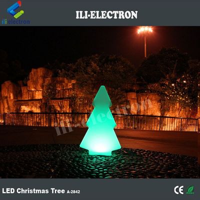 Plastic LED Outdoor Glow Lights Tree Shape For Christmas Decor