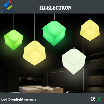 Remote Control Outdoor LED Cube Light  Pendant Light For Events &amp; Parties Decoration