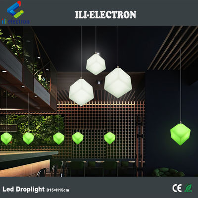 Remote Control Outdoor LED Cube Light  Pendant Light For Events &amp; Parties Decoration