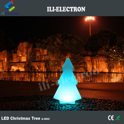 outdoor led glow christmas tree shaped light for holiday