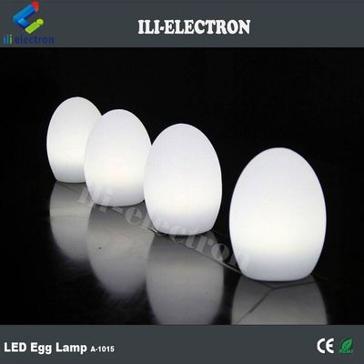 Small Egg Shaped LED Lights , Glow Egg Night Light Waterproof For KTV Bar Table