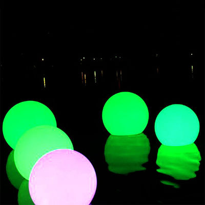 Waterproof Plastic Led Glow Ball Customised Color