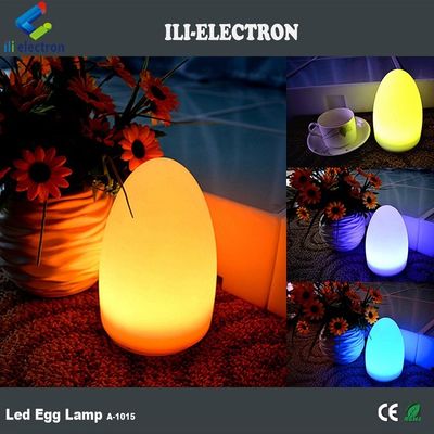 Remote Control Egg Shaped Night Light IP65 Waterproof PE Plastic material
