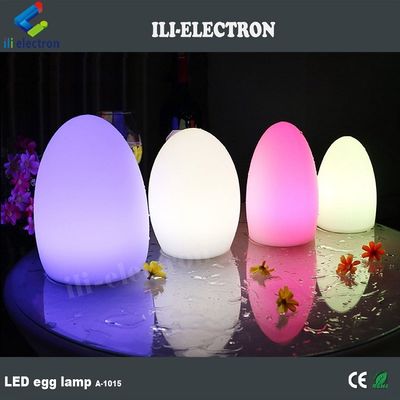 Plastic LED Egg Lamp Remote Control IP65 Waterproof For Holiday Decoration