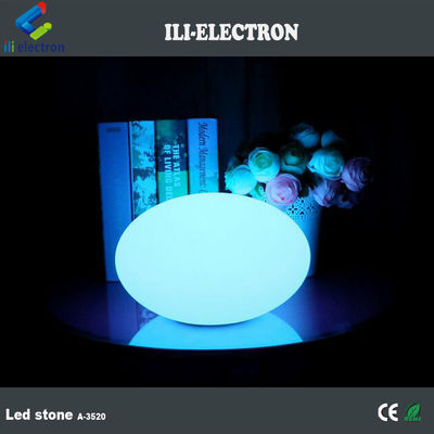 16 color changing plastic LED Glow Rock