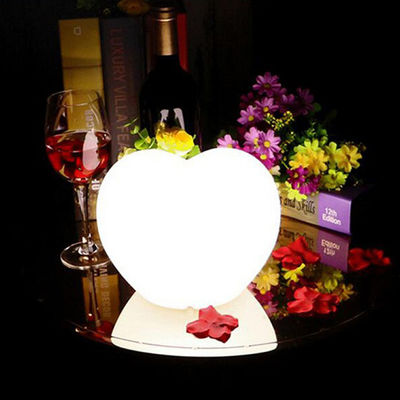 Plastic LED Peach Shaped Lamp Remote Control With Rechargeable Lithium Battery