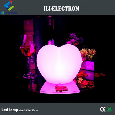 Plastic LED Peach Shaped Lamp Remote Control With Rechargeable Lithium Battery