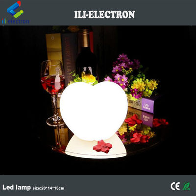 Plastic LED Peach Shaped Lamp Remote Control With Rechargeable Lithium Battery