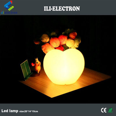 Plastic LED Peach Shaped Lamp Remote Control With Rechargeable Lithium Battery