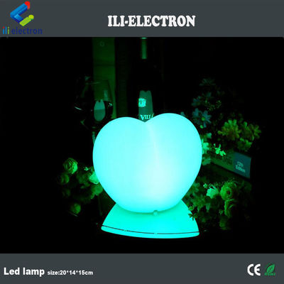 Plastic LED Peach Shaped Lamp Remote Control With Rechargeable Lithium Battery