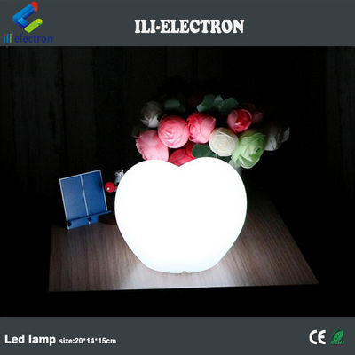 Plastic LED Peach Shaped Lamp Remote Control With Rechargeable Lithium Battery
