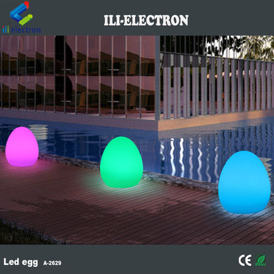 Outdoor IP65 Egg Shaped Table Lamp With Remote Control Rechargeable