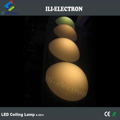 semi-circle waterproof colorful plastic led decorative light