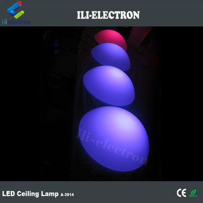 semi-circle waterproof colorful plastic led decorative light