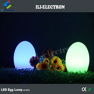 USB Charging Plastic Egg Shaped LED Lights Wireless With Rechargeable Lithium Battery